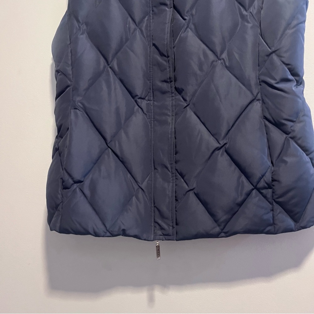Brooks Brothers 346 Quilted Down Vest Navy Puffer Vest Classic Prep Outerwear - Picture 4 of 11